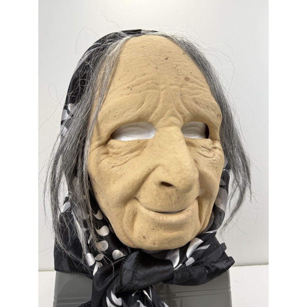 Funny Nana Grandma Old Woman Witch Female Scary‎ Halloween Realistic USA Mask